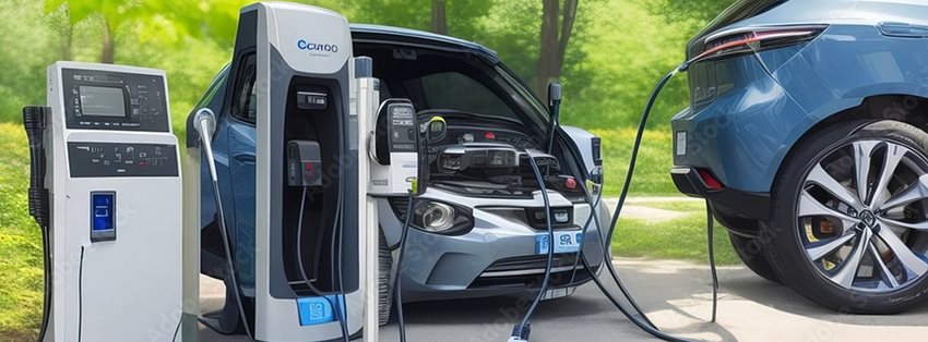 Imagen de un vehículo híbrido