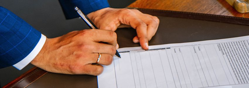 Firma de un documento