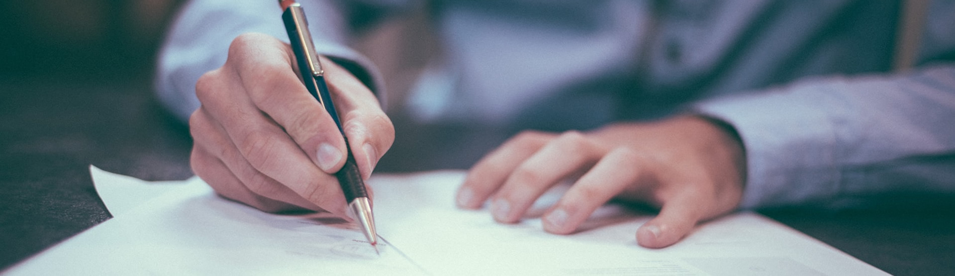 imagen de: Firma de un documento