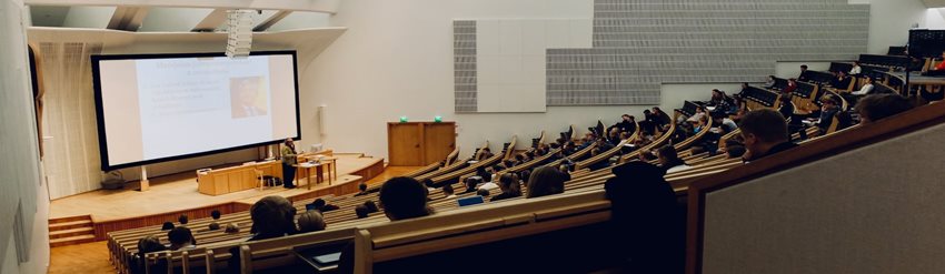 Imagen de un salón de clase